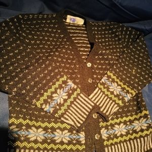 Ladies wool cardigan sweater